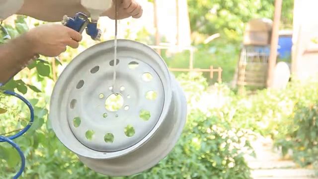 Красим колесные диски. смотреть онлайн