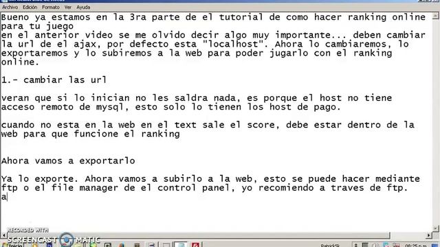 Construct 2 - Tutorial Ranking Online - Parte 3/3 смотреть онлайн