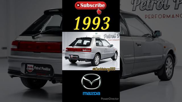 Evolution of Mazda Familia 1977-2007 mazdafamilia