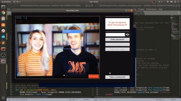 Python - Integrate Facial Recognition into a Tkinter GUI [code provided]