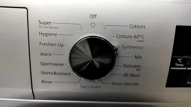 Siemens Front Load Washing | iQ500 7.5/8/9 kg 5 Star? | 2022 | WM14J46SIN, Platinum Silver | смотреть онлайн