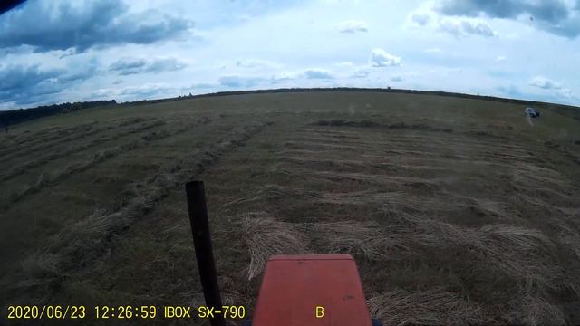 Скорость работы граблей ГКП-9 Кормилец за один проход смотреть онлайн