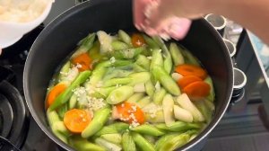 Лук порей . Вкусный и полезный ужин.