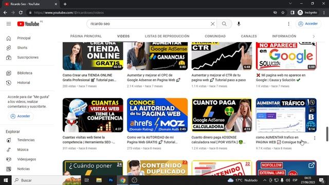 Cómo Posicionar PÁGINA WEB en GOOGLE ? Trafico Orgánico смотреть онлайн