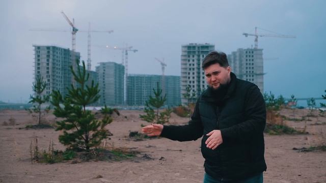 Обзор ЖК Морская набережная от ЛСР в Василеостровском р-н Санкт-Петербурга. Намывные территории.