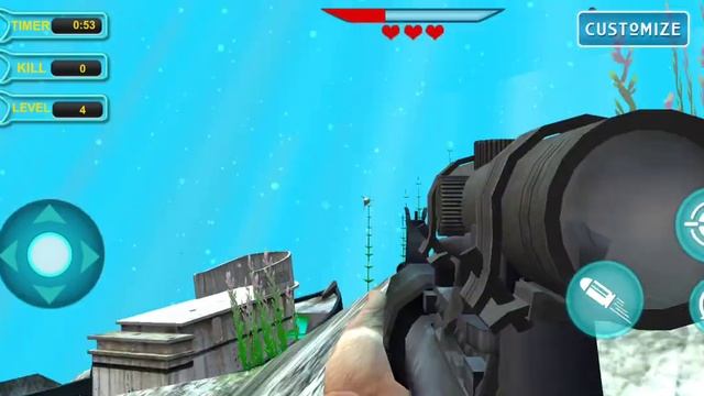 Shark Sniper Hunting _ Android GamePlay #2 смотреть онлайн