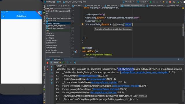 flutter part 27(json parsing 3) смотреть онлайн