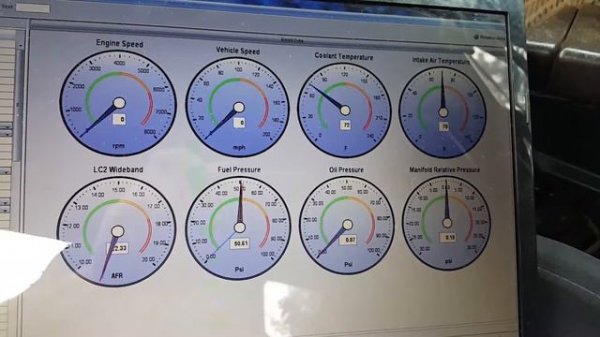 Oil pressure and fuel pressure now logable in romraider