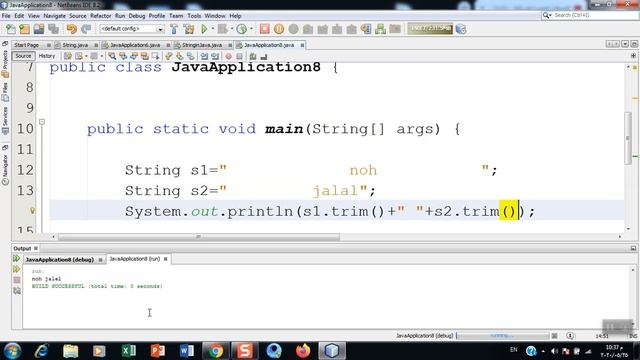 40- trim string and concatenate in java смотреть онлайн