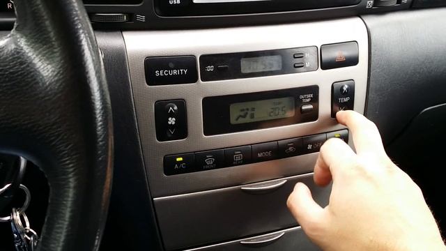 Непонятная работа Климата Toyota Corolla E120