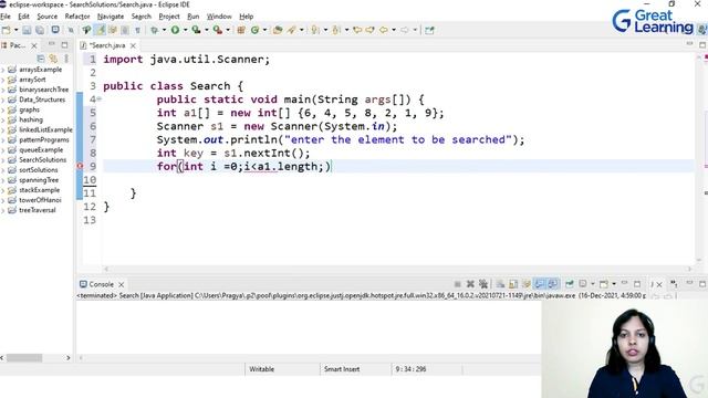 Search Algorithms in Java | Linear Search | Binary Search | Great Learning смотреть онлайн