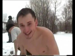 Крещение 19 января 2007 года в г. Барнаул. оз. Пионерское