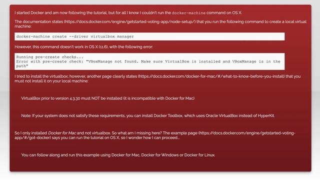 How to run "docker-machine create" in OS X? смотреть онлайн