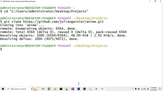 How to Clone Remote Git Repository to Local | Cloning a remote Git repositry on local with Git Bash смотреть онлайн