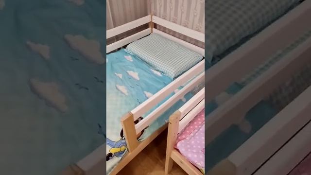 Видео-отзыв на детскую кровать Eco bed 3 от магазина HappyChildren(производство Nuki-tuki) смотреть онлайн