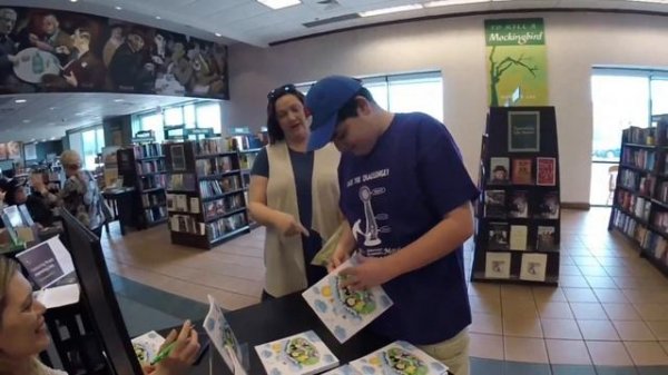 Autistic Authors | The Positive Autism Goes to a Book Signing!