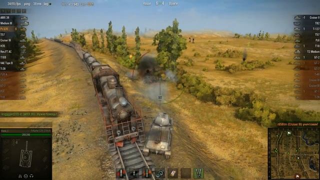 WOT: Прохоровка - PzKpfw S35 739 (f) - 11 фрагов - Воин смотреть онлайн