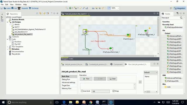 Talend for Big data Demo Part 2 смотреть онлайн
