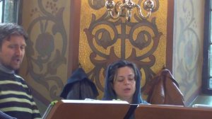 Задостойник Пасхи, Ангел вопияще