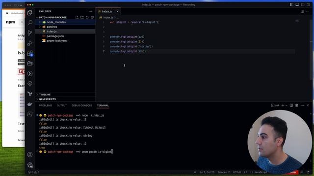 Patch any node package Like a Pro: Using PNPM, Yarn, and NPM смотреть онлайн