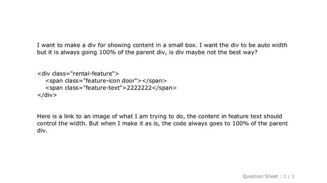 HTML : Bootstrap 3 div auto width not 100% of parent div смотреть онлайн