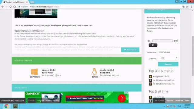 Unturned Rocket Server Güncelleme | Unturned How To Rocket Server Update смотреть онлайн
