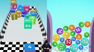 Chain 2048 vs 2048 Run: Infynity Cube Run - Max Level Gameplay (Part 1)