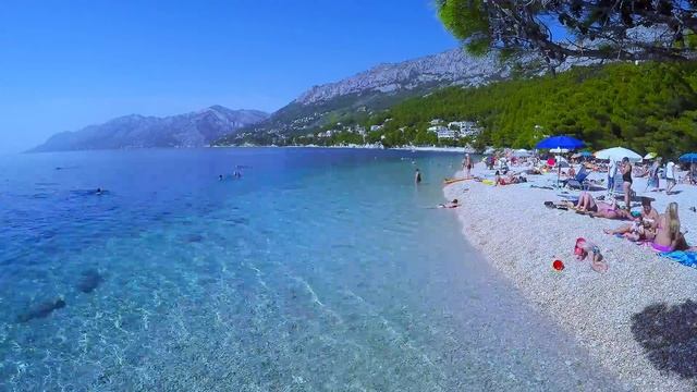 makarska riviera in 4k time lapse - brela punta rata beach, 18/09/2015 смотреть онлайн