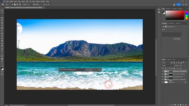 Create Scenes From Scratch with Generative Fill in Photoshop смотреть онлайн