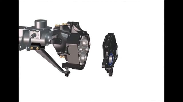 3д модель переднего моста с бортовым редукторам смотреть онлайн