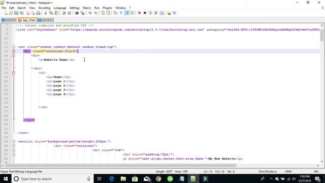 Bootstrap Navigation Menu - Lesson #8 - 2019 смотреть онлайн