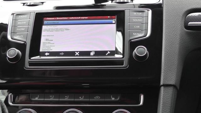 Golf 7 - работа интернет и штатной камеры в Dynavin TC-DVN-IN001VWG смотреть онлайн