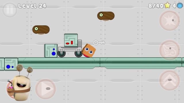 Непонятная прыгающая коробка в игре Red Ball смотреть онлайн