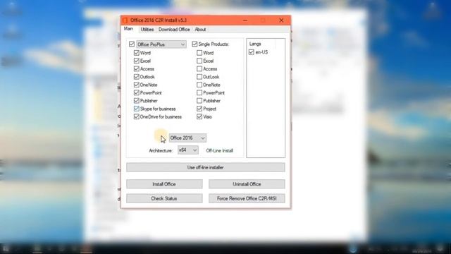 MS Office 2016 FREE Installation via KMS exe смотреть онлайн