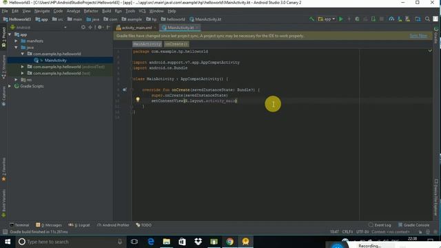 How to write hello world on android studio using kotlin смотреть онлайн