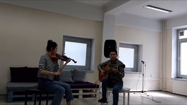 А. Пьяццолла "Либертанго" исполняют Алтынай Булатбекова и Азамат Имашев | Бишкек смотреть онлайн