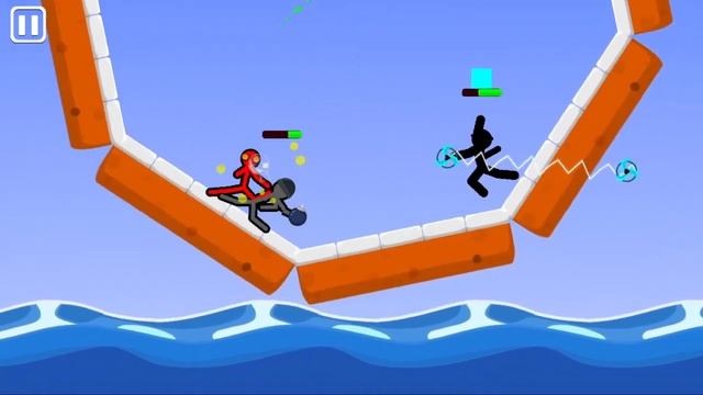 supreme duelist stickman на пк (3 игрока!) смотреть онлайн