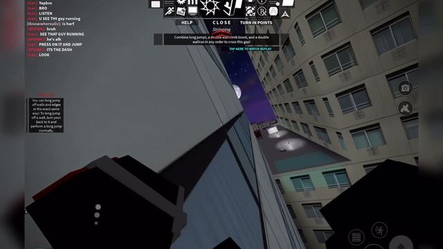 How to do the ADVANCED TUTORIAL on MOBILE / Roblox Parkour Mobile смотреть онлайн