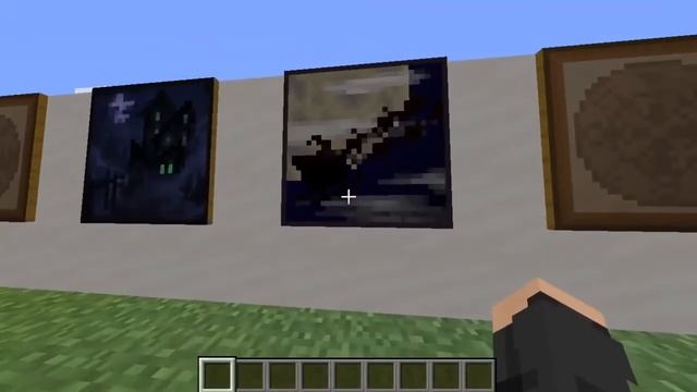 НОВЫЕ КАРТИНЫ В МАЙНКРАФТ/МОД Dark Paintings смотреть онлайн