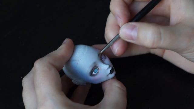 OOAK Peri and Pearl Часть№2 - Лицо. Перерисовка куклы Monster High от WillStore смотреть онлайн