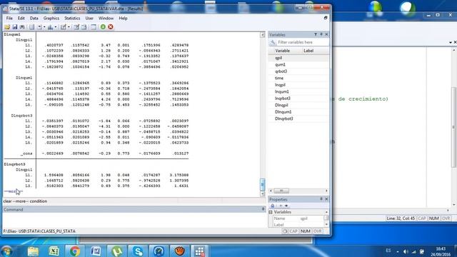 Tesis & Econometría: Modelos Vectores Auto Regresivos VAR y SVAR en STATA 13 смотреть онлайн