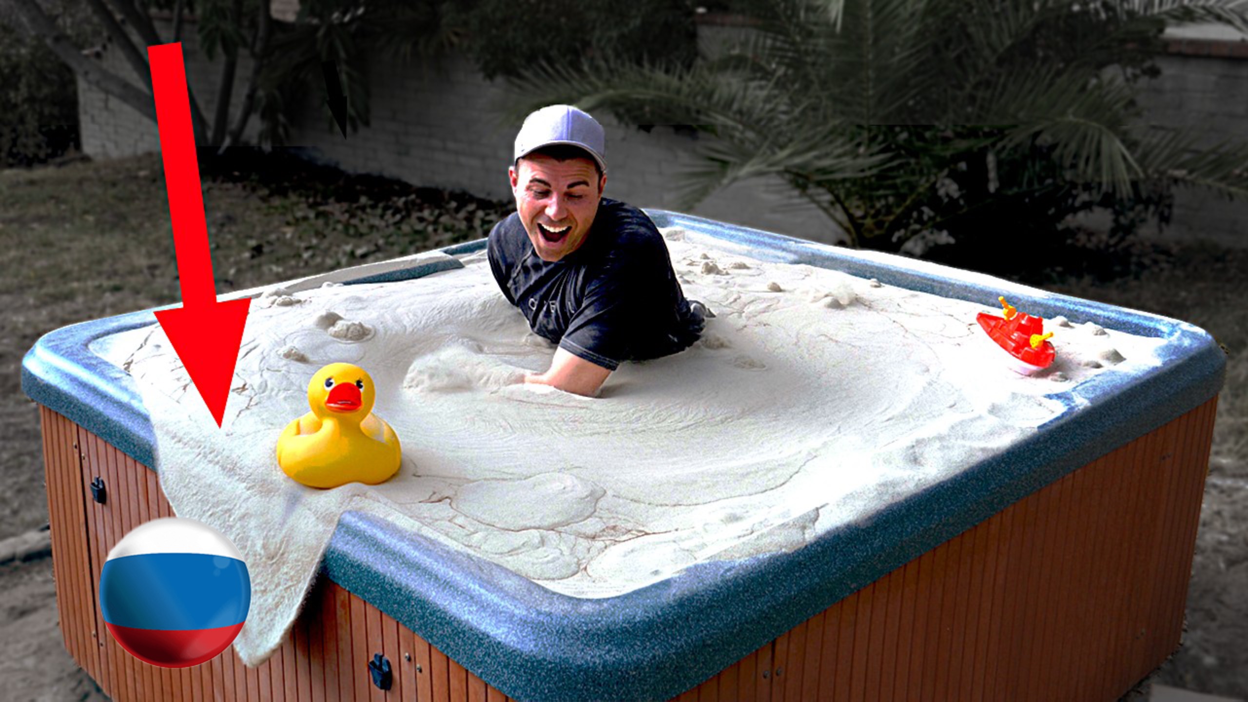 [Mark Rober] Джакузи с Жидким Песком - Кипящий воздушный слой [Марк Робер] смотреть онлайн