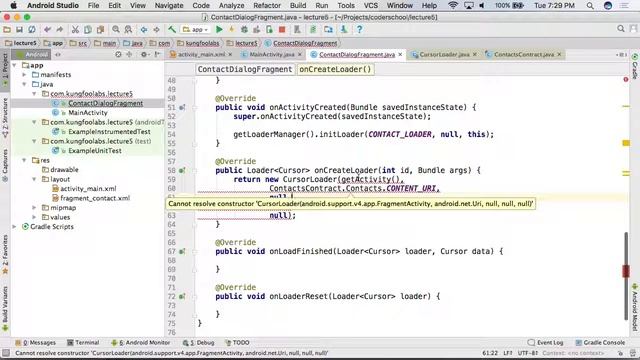 Lecture 05 - Part 01 - Content Provider смотреть онлайн