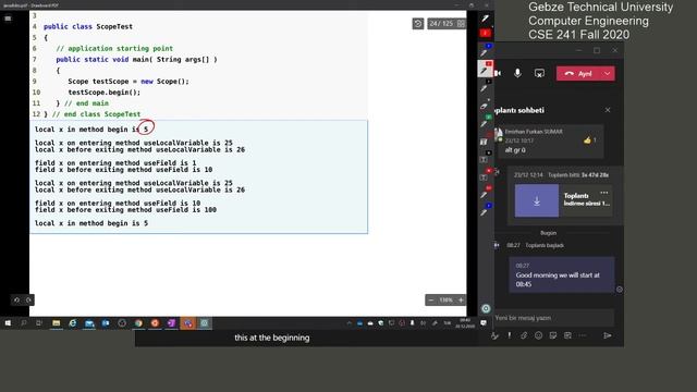 FALL 2020 CSE241 2020 12 30 Java Part 2, arrays, references смотреть онлайн