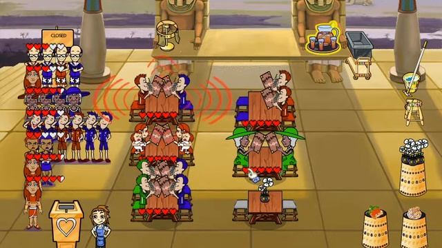 Diner Dash 4: Flo Through Time - Pharaoh's Feast - Expert Level: Papyrus Panic смотреть онлайн