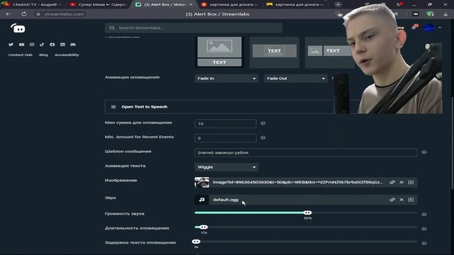 КАК СДЕЛАТЬ ОПОВЕЩЕНИЕ О ПОДПИСКЕ НА СТРИМЕ В ОБС ЧЕРЕЗ СТРИМ ЛАБС
