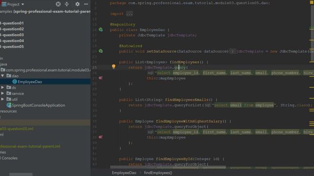 05. Can you execute a plain sql statement with the jdbc template смотреть онлайн