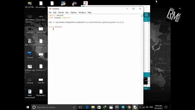 Using Python to fetch Data from Arduino and Processing using VPython [Subtitles] смотреть онлайн