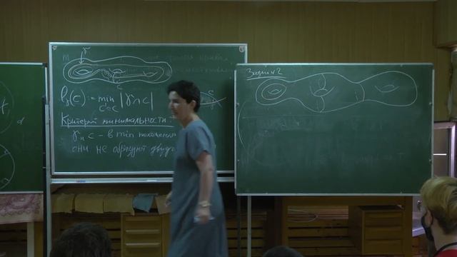 Г.Ю. Панина. Слоения, железные дороги Терстона и гиперболическая геометрия на поверхностях.