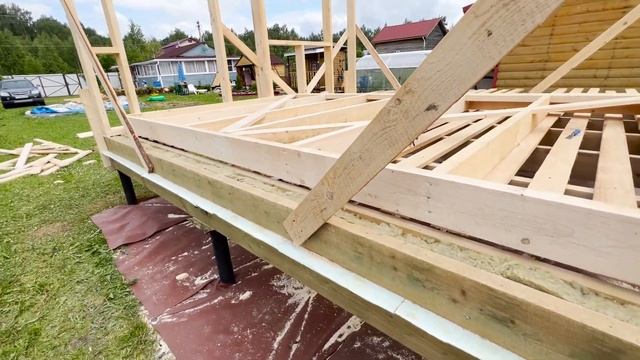 Баня 4х4 своими руками. Часть-1 смотреть онлайн